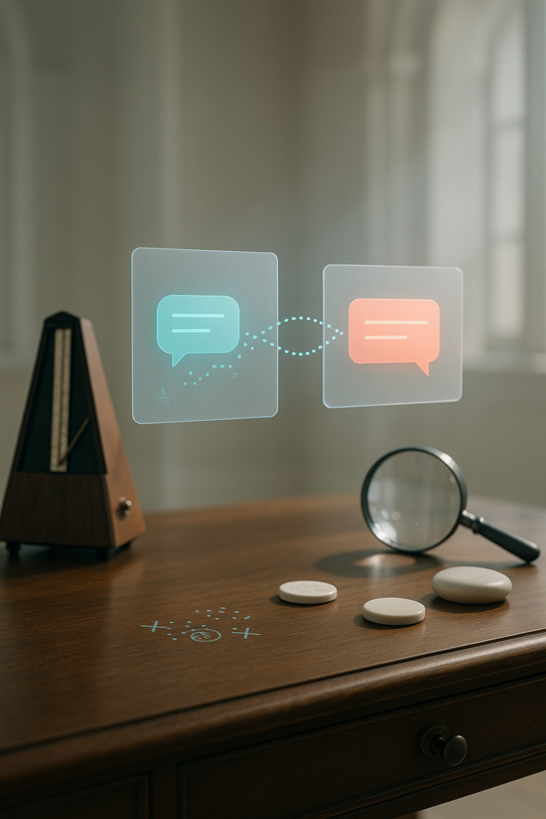 Schemat multi-agent orchestration z AI agentami w pracy zespołowej