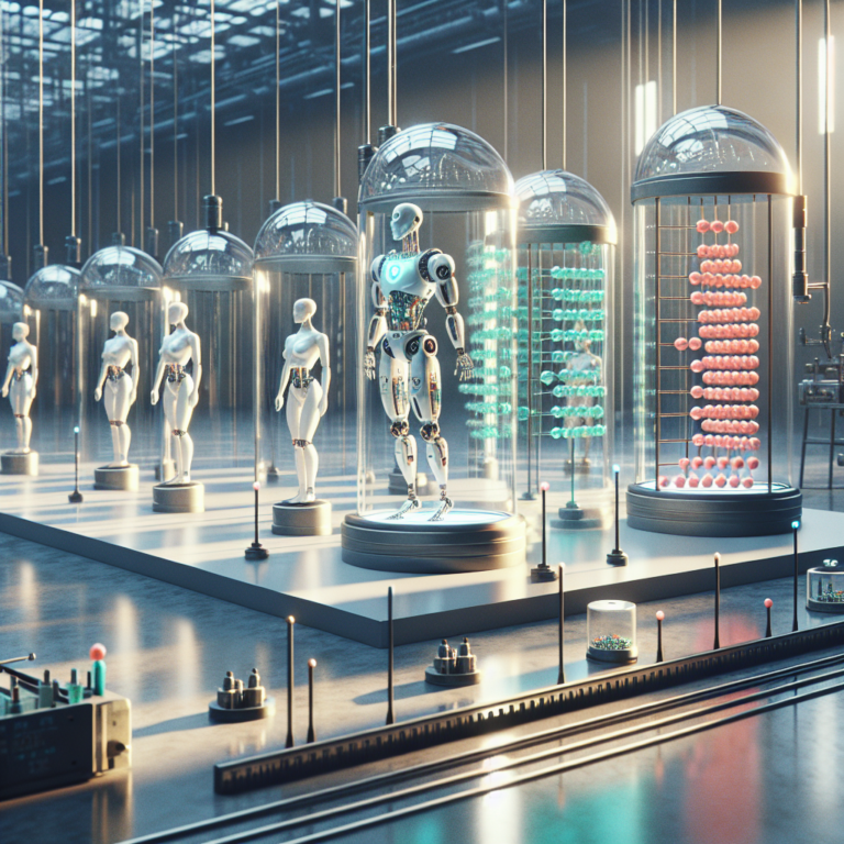 humanoidalny robot w fabryce w kontekście physical AI manufacturing