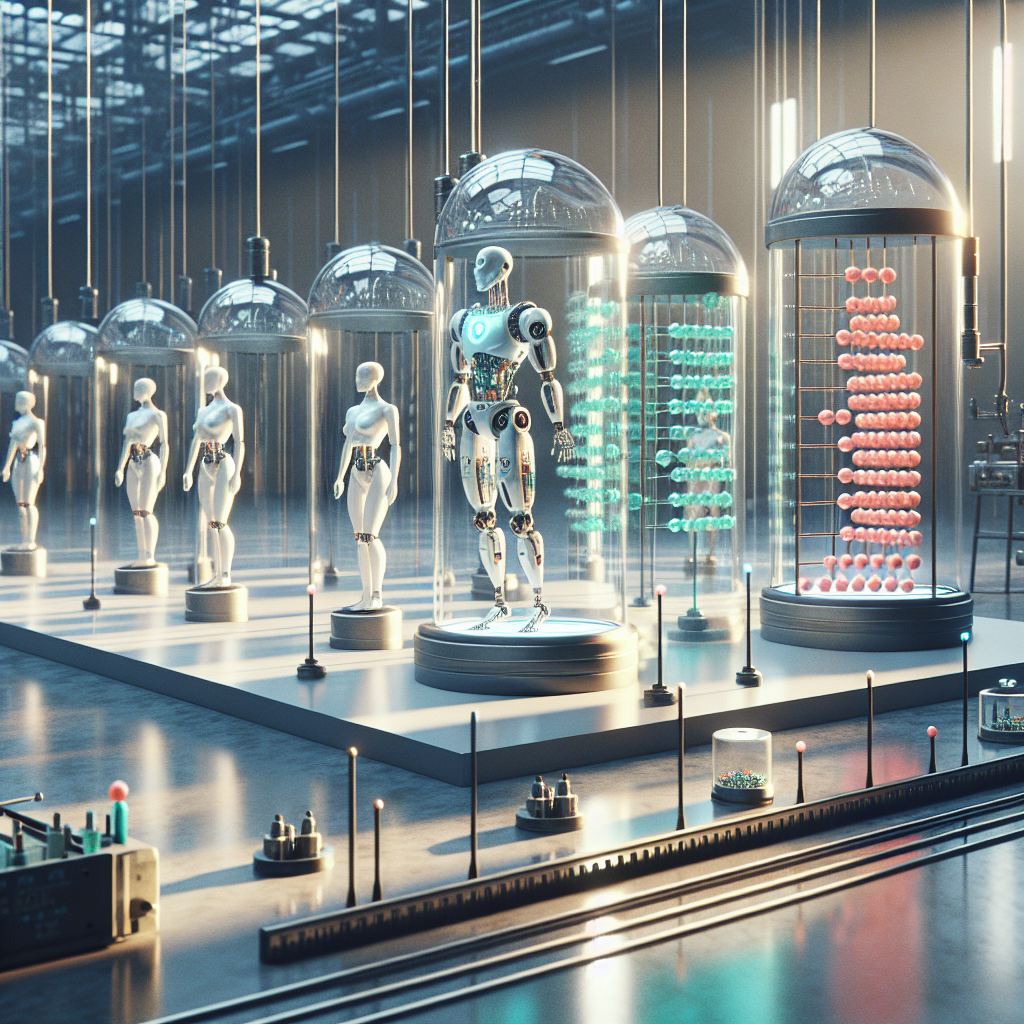 humanoidalny robot w fabryce w kontekście physical AI manufacturing