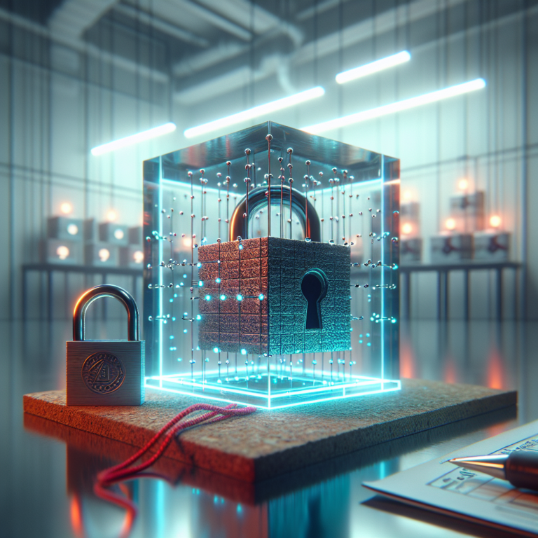 Quantum-safe encryption – realistyczny padlock na tle komputera kwantowego