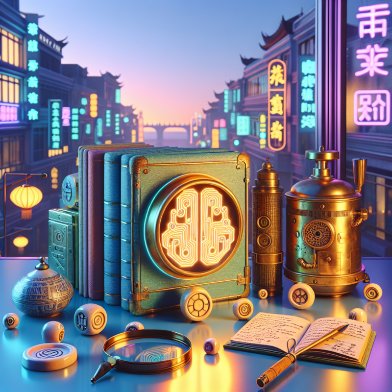 Chinese LLM models, including DeepSeek, changing the landscape of global AI in a neon-modern Chinese setting